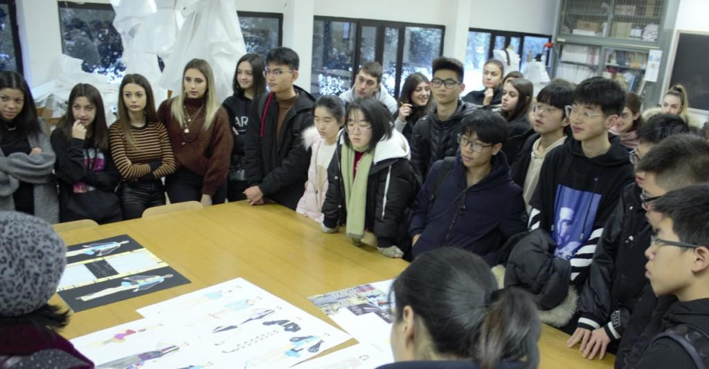 Macerata, gli studenti di Taicang al Liceo Artistico (FOTO) Picchio