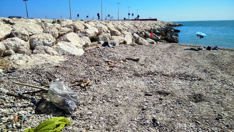 Civitanova Volontari Puliscono La Spiaggia Una Discarica