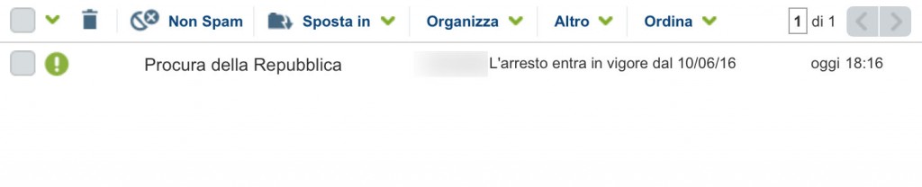 Email Procura della Repubblica TRUFFA3