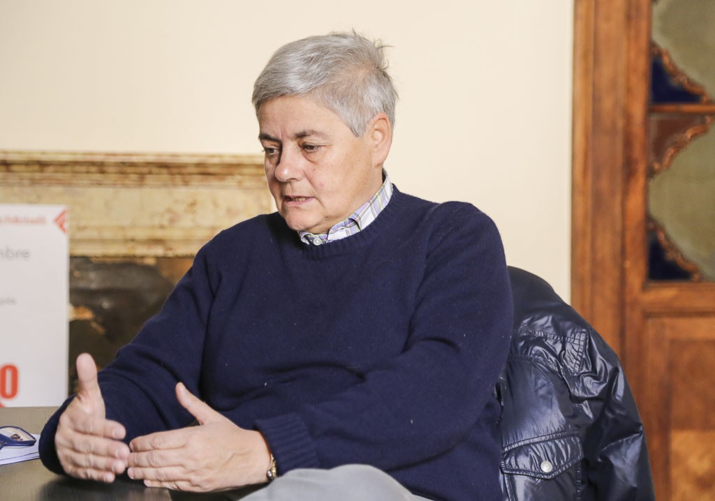 Tardella presidente maceratese calcio in visita alla redazione di picchio news Macerata Maceratese62