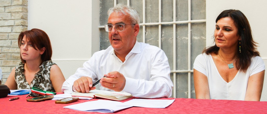 Conferenza stampa corticle comune - carancini monteverde - sicurezza scuole comune macerata