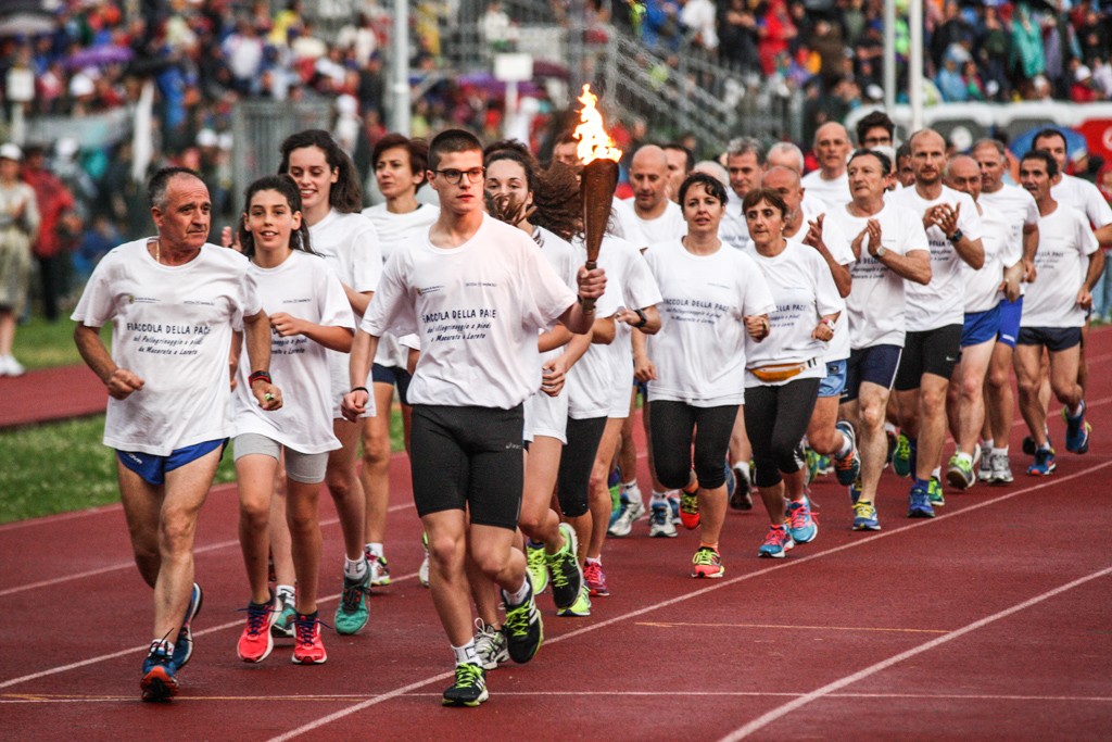 Macerata Loreto 2016 - Arrivo Fiaccola -