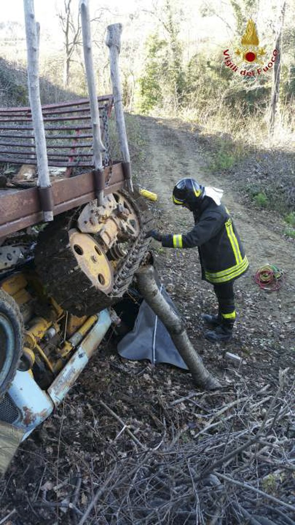 INCIDENTE TRATTORE SAN SEVERINO