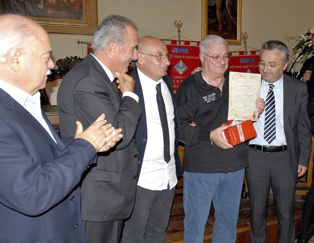 Riconoscimento Carlo Biagiola per i 50 anni Avis Treia - Foto Giampaolo Damiani