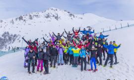 Ciaspolonga a Frontignano di Ussita: l'incontro con una coppia di aquile reali - FOTO