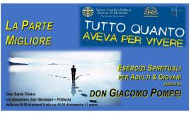 Azione Cattolica invita agli Esercizi Spirituali a Pollenza con don Giacomo Pompei