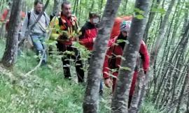 Fiuminata, 15enne cade nella scarpata: salvato dalle squadre di soccorso