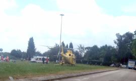 Colmurano, dramma casalingo: un uomo si trancia la mano facendo la "pista"