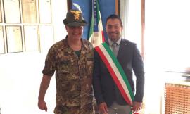 Il sindaco di Pieve Torina a Vipiteno per la festa di corpo del 5° reggimento degli alpini