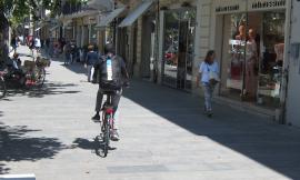 Nuova "ciclabile" a Civitanova: il centralissimo corso Umberto I