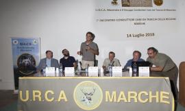 Cani da traccia: i conduttori della Regione Marche si ritrovano all'Abbadia di Fiastra