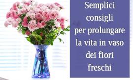 Semplici consigli per prolungare la vita in vaso dei fiori freschi