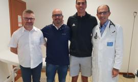 Visita di idoneità per il giocatore della Lube Sander nel poliambulatorio "Paidos"