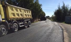 Iniziati i lavori di pavimentazione sulla Montefano - Recanati