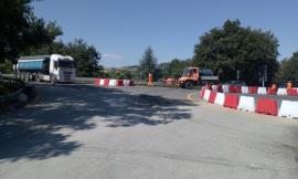 Giunti al termine i lavori sulla rotatoria allo svincolo per Montecosaro