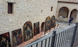 Sisma, a Serrapetrona tornano le opere recuperate
