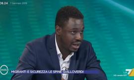Paolo Diop (FdI) interviene a La7: "Non si può sempre accogliere, ora non c'è lavoro" (VIDEO)