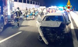 Civitanova, incidente sulla A14: due feriti estratti dalle lamiere