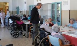 Civitanova, Ciarapica visita l'Ospedale e Villa Letizia per gli auguri pasquali (FOTO)