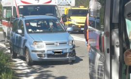 Incidente in superstrada all'altezza dell'uscita di Pollenza: 2 vetture coinvolte e 3 feriti (FOTO)