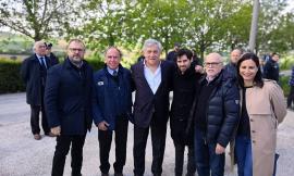 Tajani in visita alla Pars di Corridonia e presso la sede di Confartigianato (FOTO)