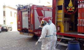 Montelupone, sostanza radioattiva dal parafulmine della torre civica: intervengono i Vigili del Fuoco (FOTO)