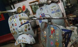 Pollenza, gran finale dell'Esposizione di Antiquariato in sella alla Vespa