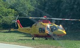 Apiro, cade da una pianta e fa un volo di 3 metri: donna trasportata a Torrette