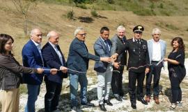 Visso, posata la prima pietra per la nuova sede provvisoria del Parco dei Sibillini. Gentilucci: "Un passo di rinascita"