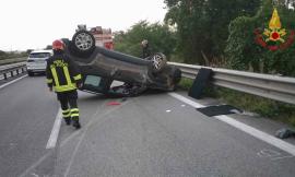 Morrovalle, incidente in superstrada: traffico in tilt