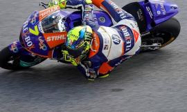 Moto2 Gp Teruel, Baldassarri scivola a sei giri dalla fine: trionfa Lowes