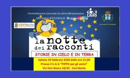 Corridonia, torna "La Notte dei Racconti": un tocco d'azzurro e tante storie da ascoltare