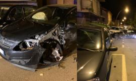 Corridonia, scontro frontale nella notte: coinvolte anche tre auto parcheggiate (FOTO)