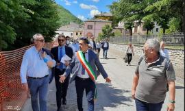 Legnini in visita a Pieve Torina: "Tra le migliori esperienze di ricostruzione post-sisma"