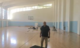 Macerata, sopralluogo del presidente Pettinari all'Itc: "Pronte le due palestre"