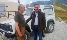 Parco nazionale dei Sibillini: il commissario per la ricostruzione Legnini in visita al Fargno