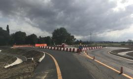 Nuova bretella sulla Provinciale 361 "Villa Potenza-Montecassiano": in fuzione la rotatoria