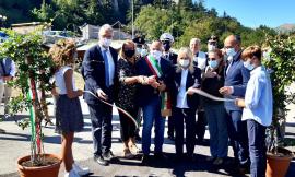 Camerino, taglio del nastro la nuova area camper: "un passo avanti verso la ricostruzione"