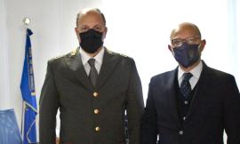 Macerata, il questore Trombadore in visita presso il Comando dei Vigili del Fuoco