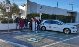 Pollenza fa un balzo nel futuro: inaugurate le prime due colonnine di ricarica delle auto elettriche