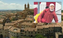 Da 2 anni gira l'italia contro la sclerosi tuberosa: Elio Brusamento fa tappa a Montecosaro