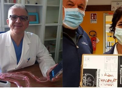 Recanati,le famiglie Clementoni, Ottaviani e Guzzini donano tre ecografi palmari all'Area Vasta 3
