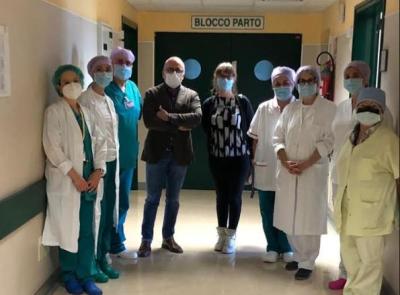 Civitanova, il Reparto di Ostetricia e Ginecologia riparte con un fiocco rosa: la prima nata è Sofia
