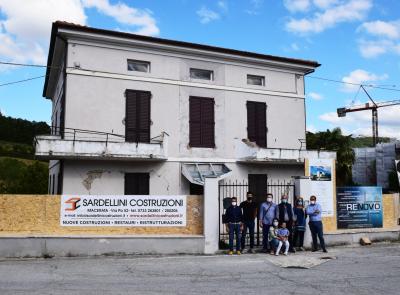 Caldarola, la rinascita di una famiglia: dopo 4 anni la casa danneggiata dal sisma sarà ricostruita