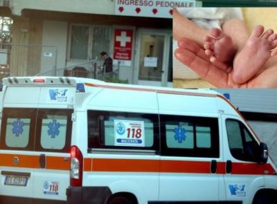 Castelraimondo, bimbo scalpita per venire alla luce: parto in ambulanza