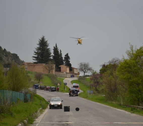 Schianto in moto, centauro in gravi condizioni