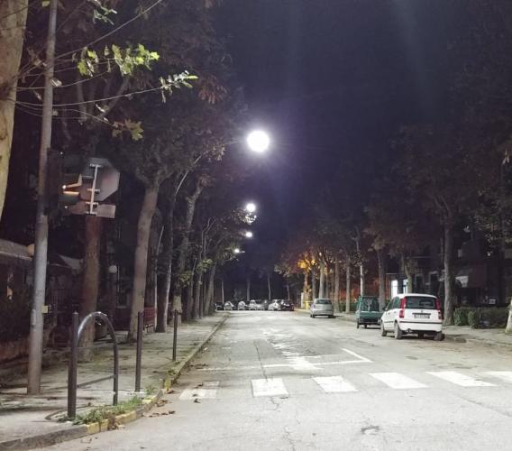 A Matelica nuova illuminazione a led