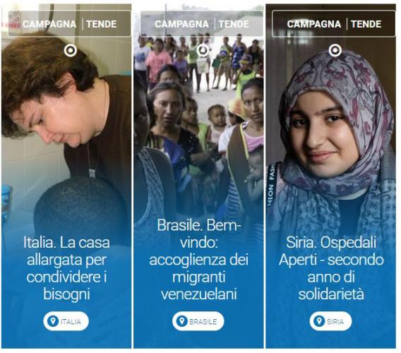 Macerata, l'AVSI promuove la campagna di solidarietà "Tende di Natale"