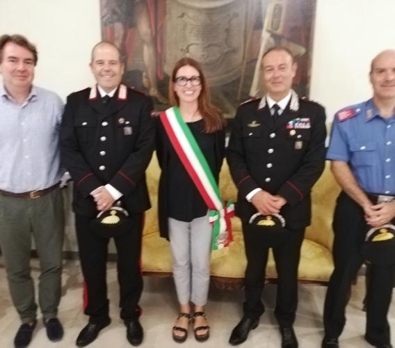 Il sindaco incontra il nuovo comandante della Stazione dei Carabinieri di Porto Potenza Picena