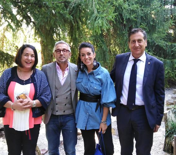 San Ginesio, il sindaco Ciabocco incontra lo chef Barbieri